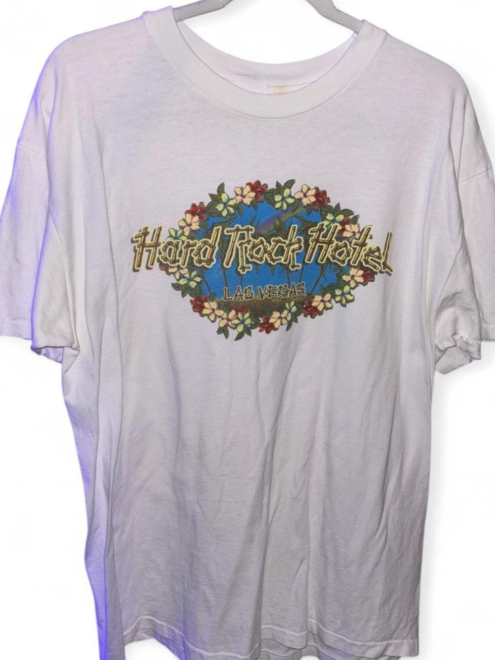Label shows Hard Rock Hotel tag